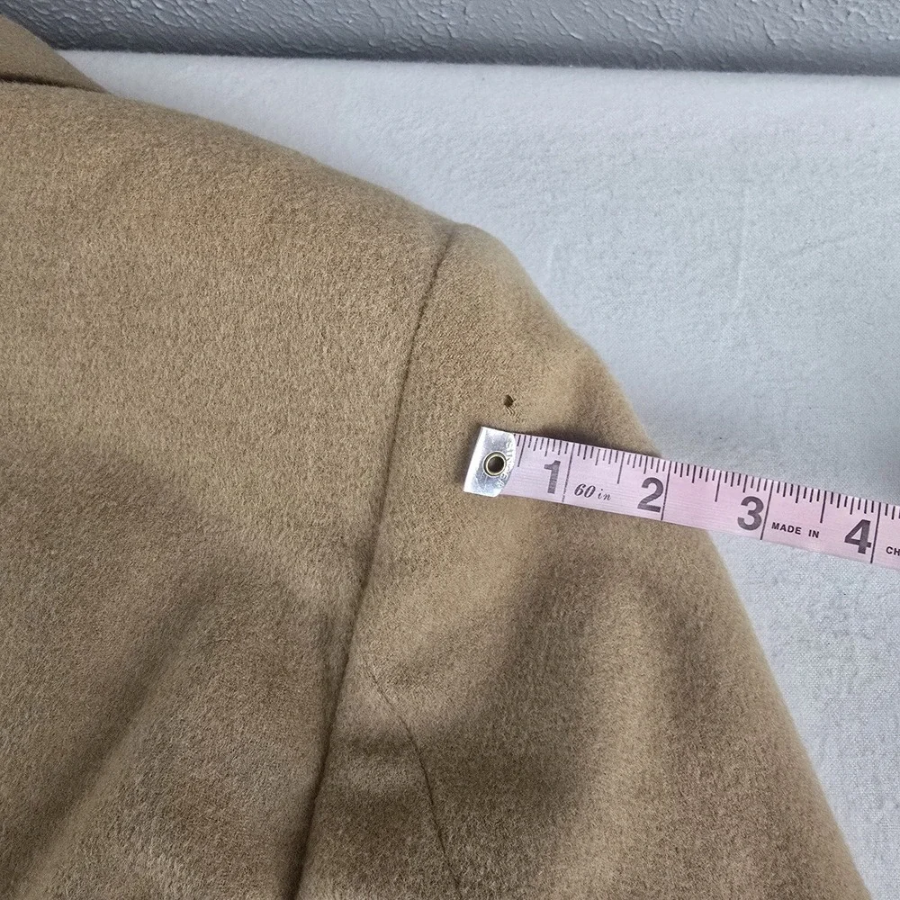 Botany 500 Mens 100% Camel Hair Blazer Overcoat‎ 46L Brown Tan Old Money